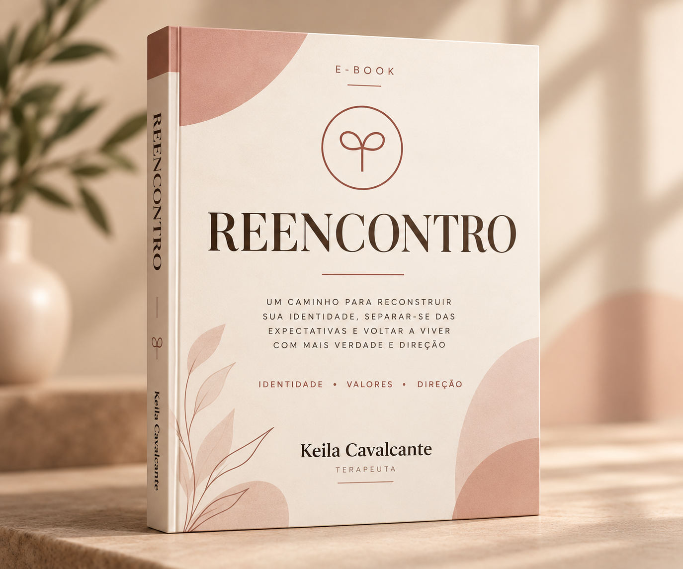 Capa oficial do e-book Reencontro, de Keila Cavalcante